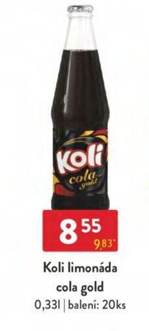 Qanto Koli limonáda cola gold 0,33L nabídka