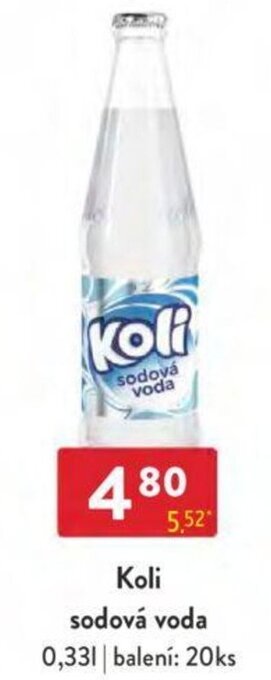 Koli sodová voda 0,33L