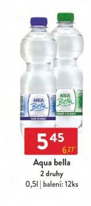 Aqua bella 2 druhy 0,5L