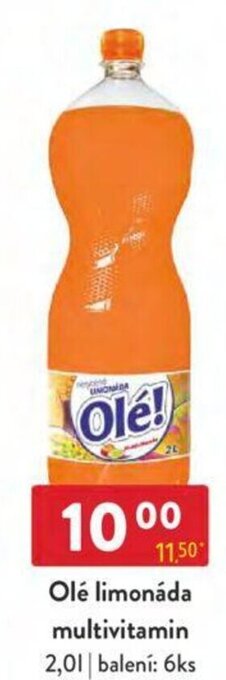 Qanto Olé limonáda multivitamin 2.0L nabídka