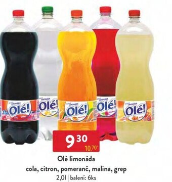 Qanto Olé limonáda cola, citron, pomeranč, malina, grep 2.0L nabídka