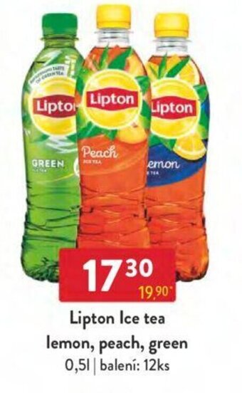 Qanto Lipton Ice tea lemon, peach, green 0.5L nabídka