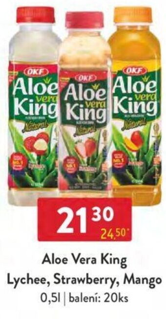 Qanto Aloe Vera King Lychee, Strawberry, Mango 0.5L nabídka