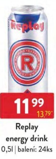 Qanto Replay energy drink 0.5L nabídka