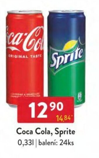 Qanto Coca Cola, Sprite 0.33L nabídka