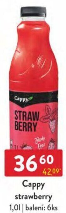Qanto Cappy strawberry 1,0L nabídka