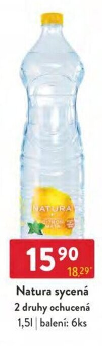 Qanto Natura sycená 2 druhy ochucená 1,5L nabídka