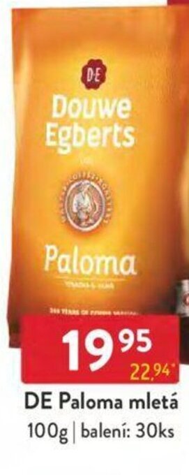 Qanto DE Paloma mletá 100g nabídka