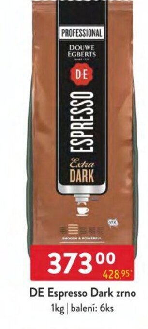 Qanto DE Espresso Dark zrno 1kg nabídka