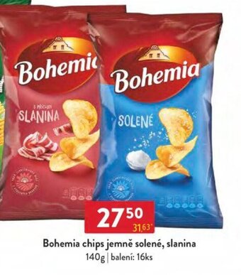 Qanto Bohemia chips jemně solené, slanina 140g nabídka