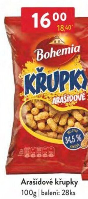 Qanto Arašídové křupky 100g nabídka