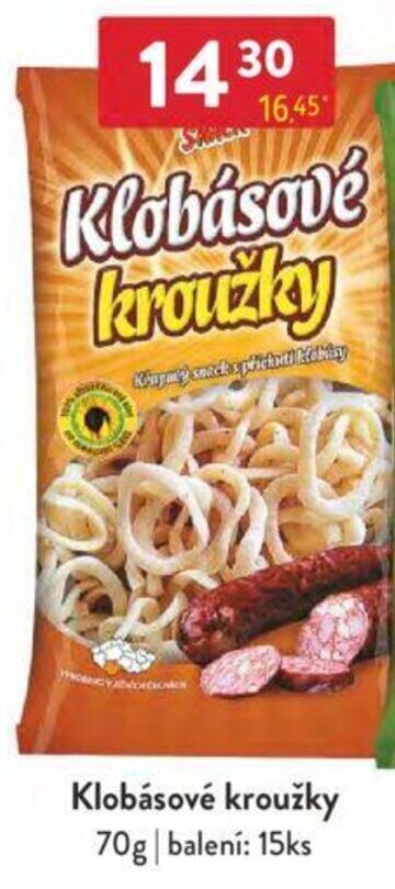 Qanto Klobásové kroužky 70g nabídka