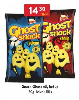 Qanto Snack Ghost sůl, kečup 70g nabídka
