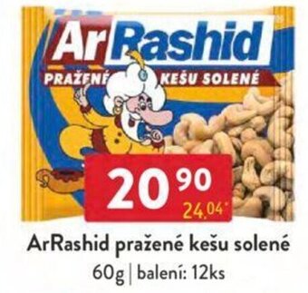 Qanto ArRashid pražené kešu solené 60g nabídka