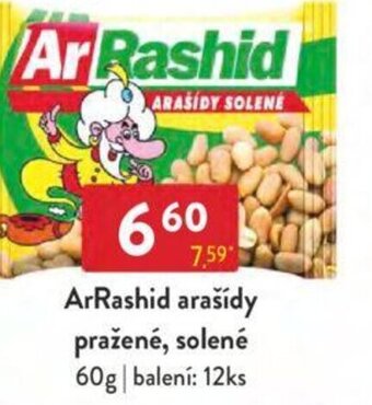 Qanto ArRashid arašídy pražené, solené 60g nabídka