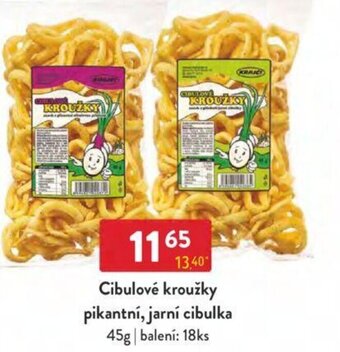 Qanto Cibulové kroužky pikantní, jarní cibulka nabídka