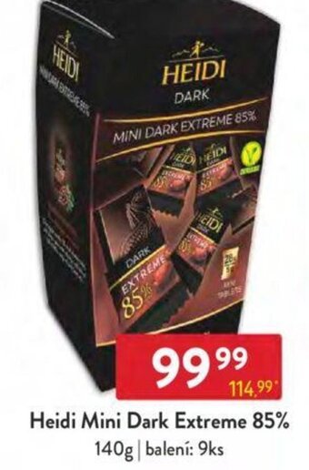 Qanto Heidi Mini Dark Extreme 85% 140g nabídka