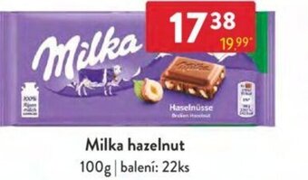 Qanto Milka hazelnut 100g nabídka