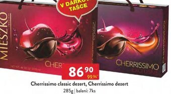 Qanto Cherrissimo classic dezert, Cherrissimo dezert nabídka