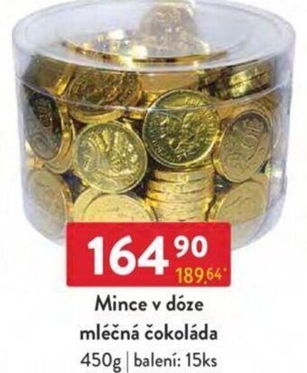 Qanto Mince v dóze mléčná čokoláda nabídka