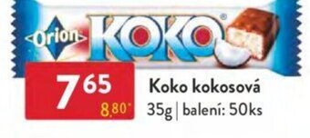 Qanto Koko kokosová nabídka