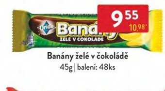 Qanto Banány želé v čokoládě 45g nabídka