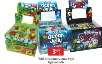 Qanto Vidal želé dinosauři, oceán, hmyz nabídka