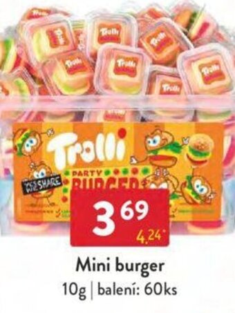 Qanto Mini burger 10g nabídka