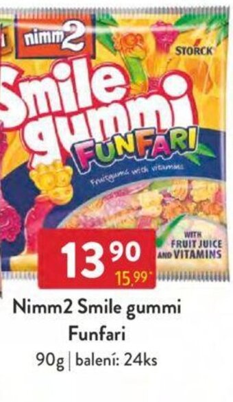 Qanto Nimm2 Smile gummi Funfari 90g nabídka
