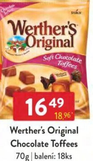 Qanto Werther's Original Chocolate Toffees 70g nabídka