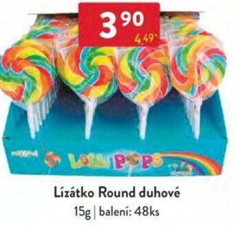 Qanto Lízátko Round duhové 15g nabídka