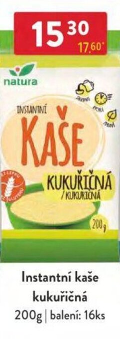 Qanto Instantní kaše kukuřičná 200g nabídka