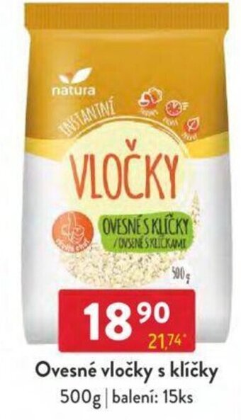 Ovesné vločky s klíčky 500g