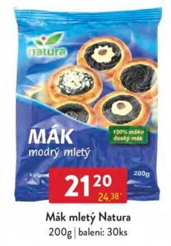 Qanto Mák mletý Natura 200g nabídka