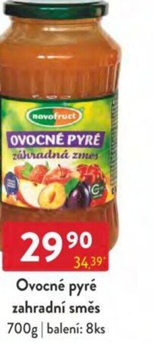 Qanto Ovocné pyré zahradní směs 700g nabídka