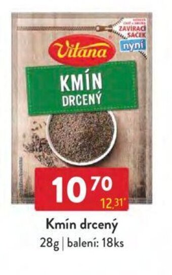 Qanto Vitana Kmín drcený 28g nabídka