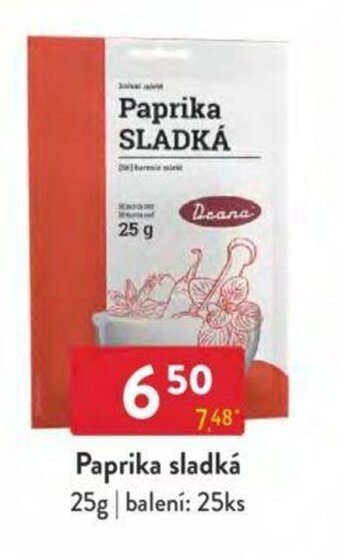 Qanto Paprika sladká 25g nabídka
