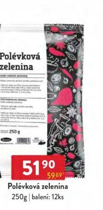 Qanto Polévková zelenina 250g nabídka