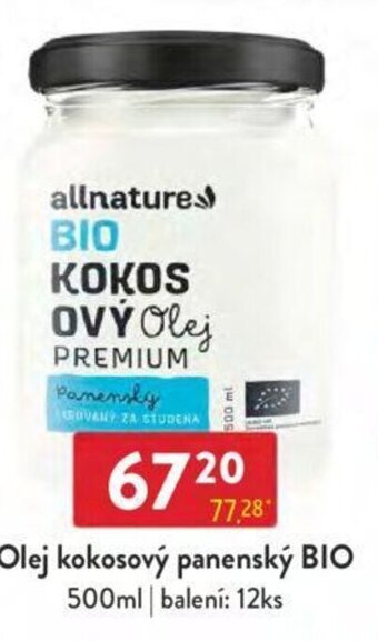 Qanto Olej kokosový panenský BIO 500ml nabídka