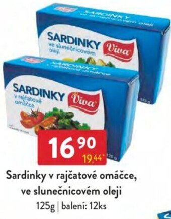 Qanto Sardinky v rajčatové omáčce, ve slunečnicovém oleji 125g nabídka
