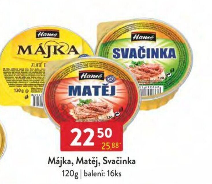 Qanto Májka, Matěj, Svačinka 120g nabídka