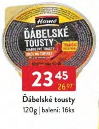 Qanto Ďábelské tousty 120g nabídka