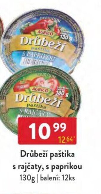 Qanto Drůbeží paštika s rajčaty, s paprikou 130g nabídka