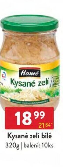 Qanto Hamé Kysané zelí bílé 320g nabídka