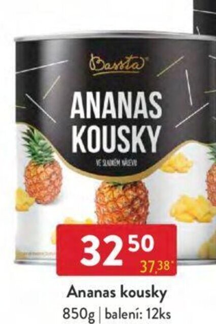 Qanto Ananas kousky 850g nabídka