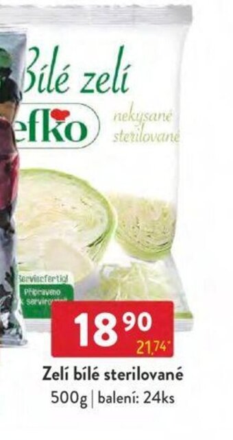 Zelí bílé sterilované 500g