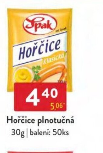 Qanto Hořčice plnotučná 30g nabídka
