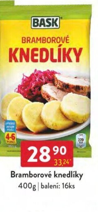 Qanto Bramborové knedlíky 400g nabídka