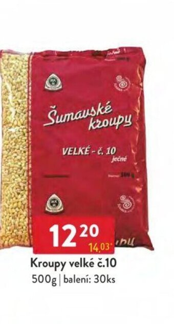Qanto Kroupy velké č.10 500g nabídka