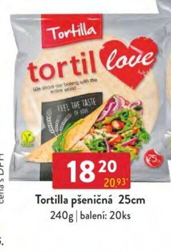 Qanto Tortilla pšeničná 25cm 240g nabídka